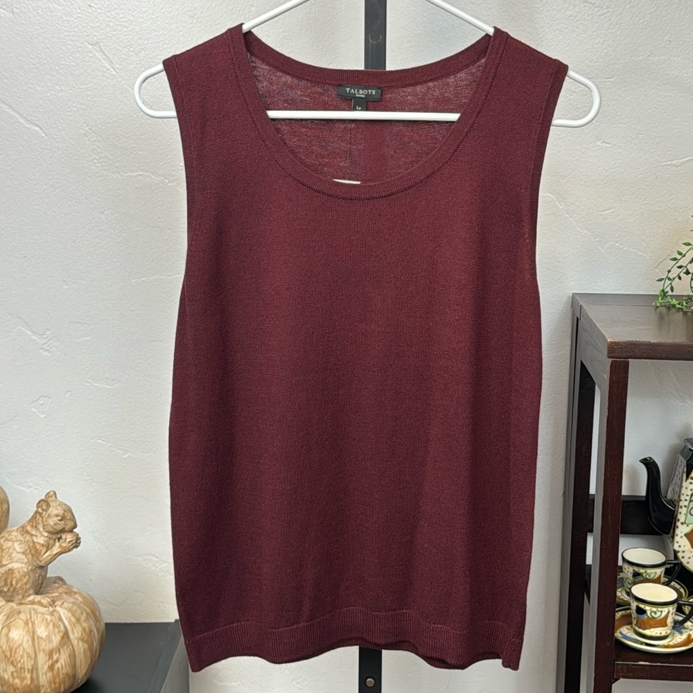 Talbots sleeveless sweater